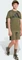 adidas Essentials T-Shirt kurzarm olive strata/black (Junior) Vorschaubild
