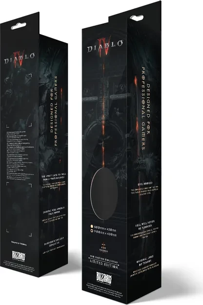 Blizzard Diablo IV - XL Gaming Mousepad, 900x420mm, Heroes