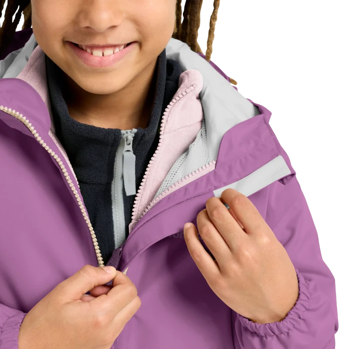 Jack Wolfskin Iceland 3in1 Funktionsjacke vivid orchid (Junior)
