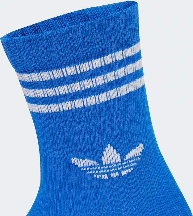 adidas Crew Socken off white/semi lucid red/blue/wonder mauve, 3 Paare (Junior)