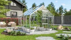 Vitavia Merkur 6700 ESG 3mm Gewächshaus alu