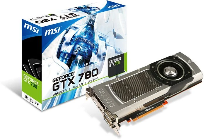 MSI GeForce GTX 780, N780-3GD5, 3GB GDDR5, 2x DVI, HDMI, DP