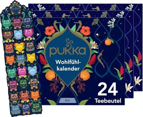 Pukka Bio-Tee Wohlfühlkalender Adventskalender 2025