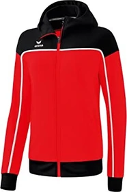 Erima Change mit Kapuze Trainingsjacke rot/schwarz/weiß (Damen)