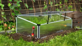 Vitavia Levana II HKP 4mm Frühbeet 95x55cm kiesel