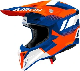 Airoh Wraaap Vision orange/weiß/blau