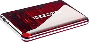 BestMedia Platinum MyDrive transparent rot 2TB, USB 3.0 Mini-B