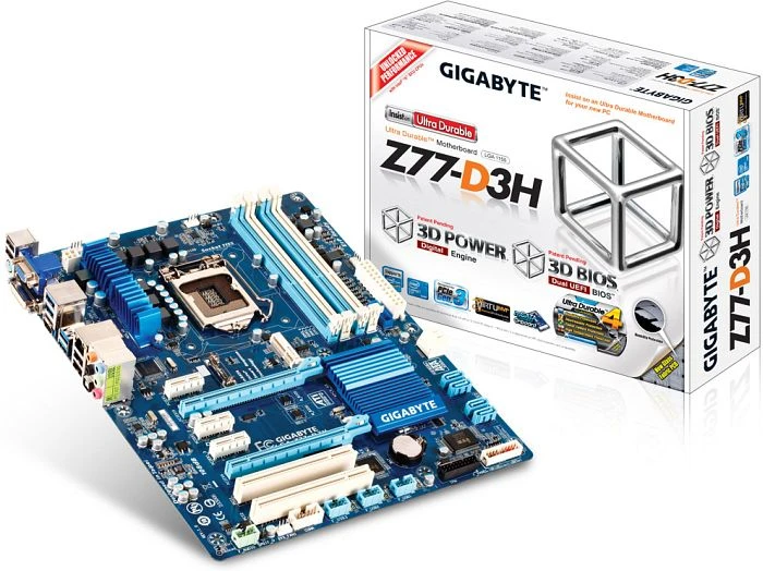 GIGABYTE GA-Z77-D3H (Intel 1155)