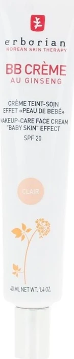 Erborian BB Crème Au Ginseng clair LSF20, 40ml