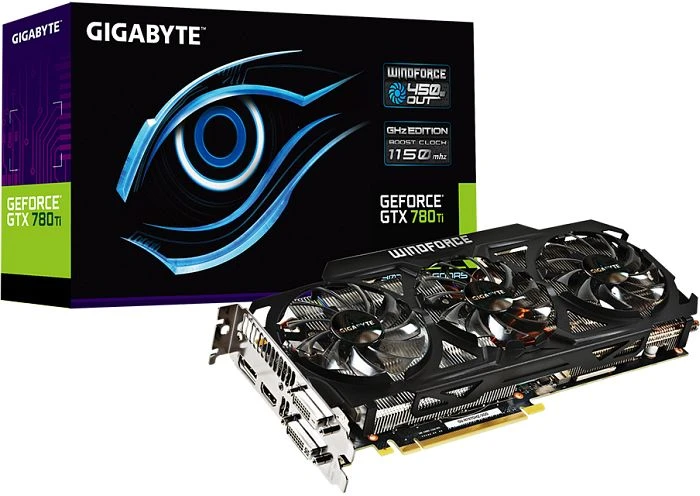 GIGABYTE GeForce GTX 780 Ti GHz Edition, 3GB GDDR5, 2x DVI, HDMI, DP