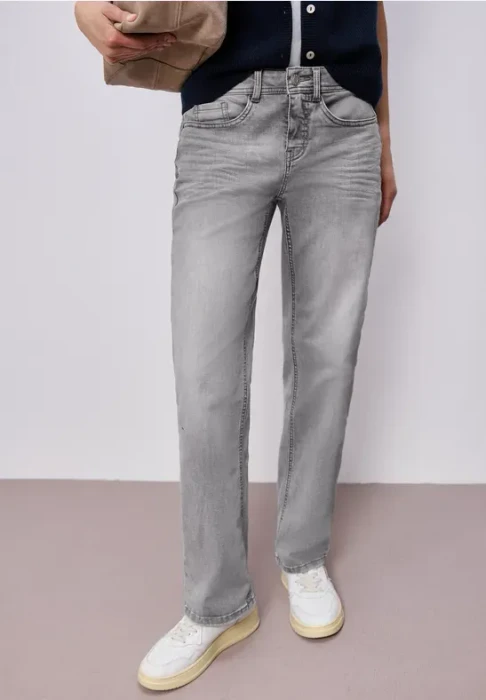 Street One Amalia Jeans light grey washed (Damen)