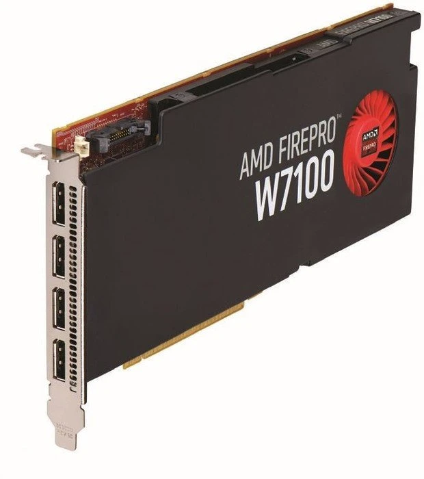 AMD FirePro W7100, 8GB GDDR5, 4x DP