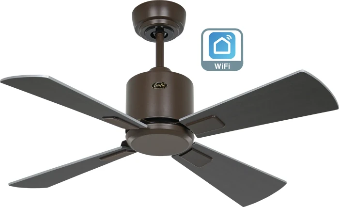 CasaFan Eco Neo III 92 BZ-WN/SI WiFi Deckenventilator silber/wenge