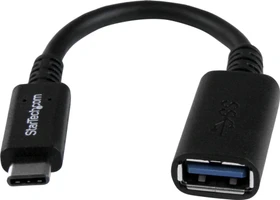 StarTech USB 3.0 Adapterkabel, USB-C 3.0 [Stecker]/USB-A 3.0 [Buchse] schwarz, 1m (USB31CAADP)