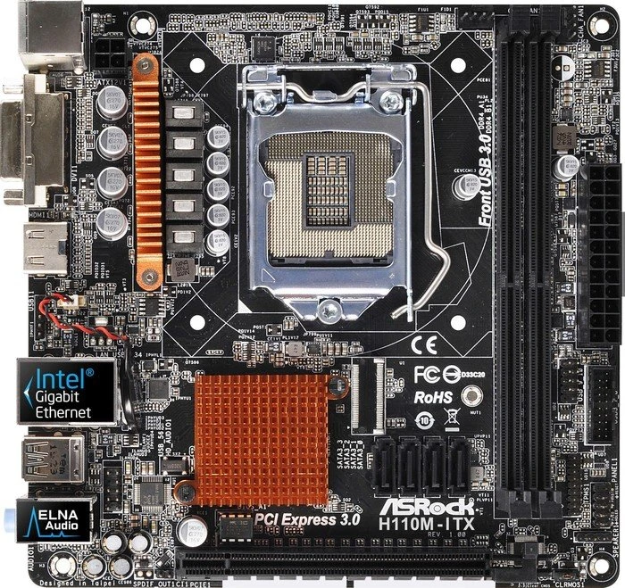 ASRock H110M-ITX (Intel 1151)