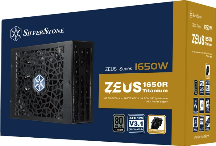 SilverStone ZEUS 1650R Titanium 1650W, ATX 3.1