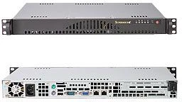 Supermicro SuperChassis 512L-200B, grau/schwarz, 1HE, 1x 200W