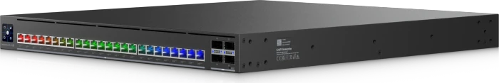 Ubiquiti UniFiSwitch Enterprise Audio/Video XG 24 PoE Rackmount 10G Managed Switch, 24x RJ-45, 4x QSFP28, 2150W PoE++