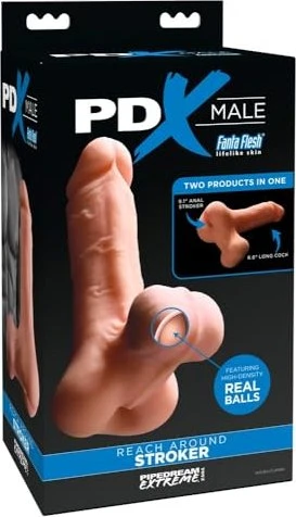 Pipedream PDX Male Reach Around Stroker 2in1 hautfarbe/hell