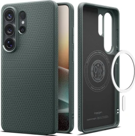 Spigen Liquid Air (Mag Fit) für Samsung Galaxy S26 Ultra abyss green