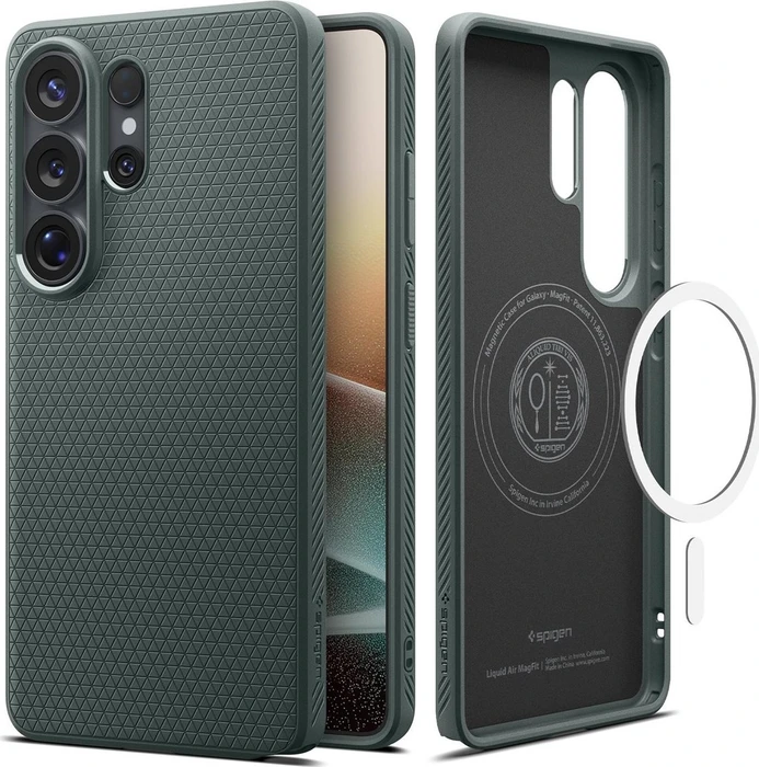 Spigen Liquid Air (Mag Fit) für Samsung Galaxy S26 Ultra abyss green