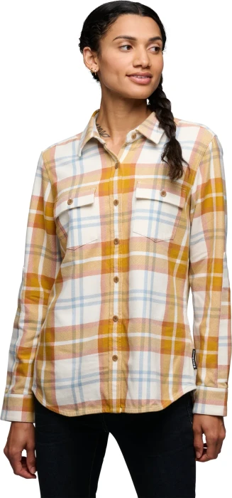 Black Diamond Project Twill Hemd langarm amber/off white (Damen)