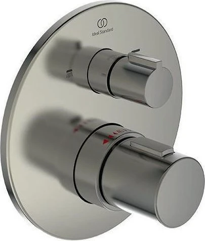 Ideal Standard Ceratherm T100 Badethermostat Unterputz silver storm