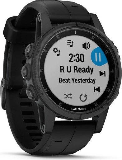 Garmin Fenix 5S Plus Sapphire schwarz