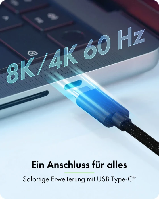 RaidSonic Icy Box IB-AD1030-C, USB-C 3.1 auf 3x HDMI Adapter
