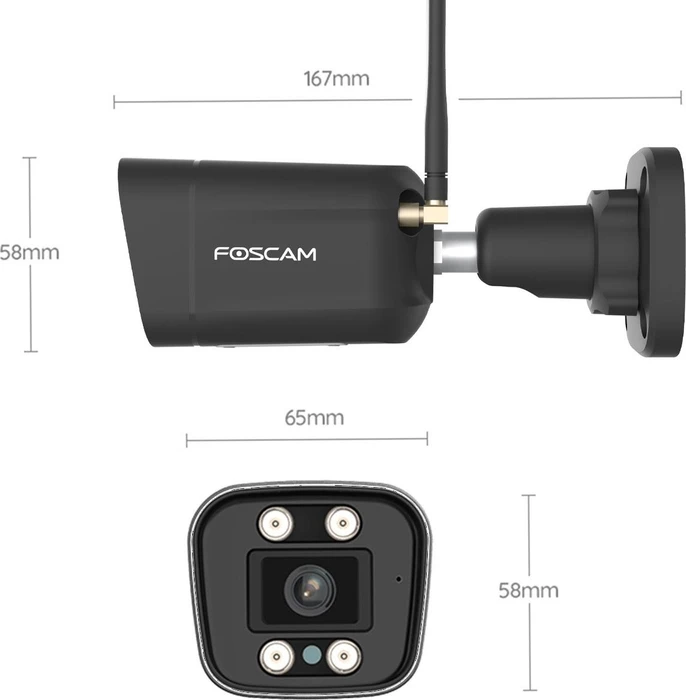 Foscam V8P schwarz