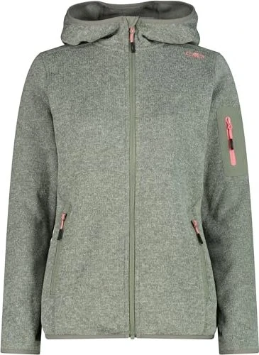 CMP Knit Tech Fleece Hoody Jacke avocado/pistacchio (Damen)