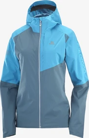 Salomon Bonatti Trail Funktionsjacke mallard blue/barrier reef/white (Damen)