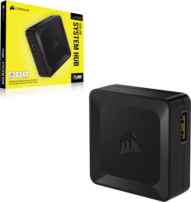 Corsair iCUE LINK System Hub, Licht- und Lüftersteuerung, 14-Kanal