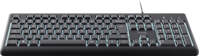 Trust Primo Illuminated Keyboard, LEDs weiß, USB, US