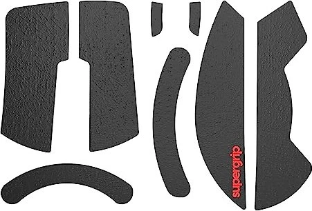 Pulsar Gaming Gears Supergrip Grip Tape for Razer Deathadder V3 Pro, Mouse Grip Tape, schwarz