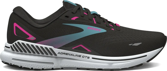 Brooks Adrenaline GTS 23 GTX black/knockout pink/aqua (Damen)