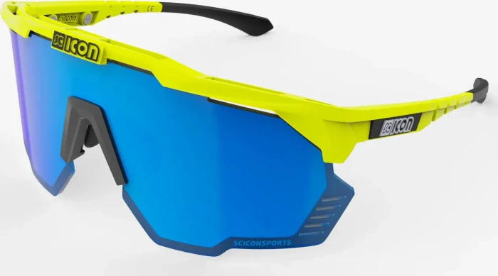 Scicon Aeroshade Kunken yellow fluo/multimirror blue
