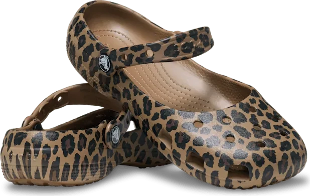 Crocs Classic Animal Ballet sepia/leopard (Damen)