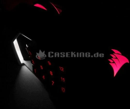 Corsair Scimitar Pro RGB Optical MOBA/MMO Gaming Mouse schwarz, USB