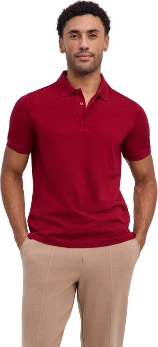 Falke Pima Poloshirt kurzarm ruby (Herren)