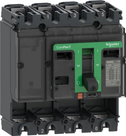 Schneider Electric Kompaktleistungsschalter ComPacT NSX100L Grundschalter 4P 100A 150kA/415V AC, ohne Auslösegerät