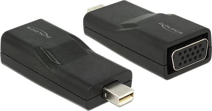 DeLOCK Mini DisplayPort 1.2 auf VGA Adapter, schwarz