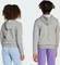adidas Essentials Hoodie medium grey heather/black (Junior) Vorschaubild