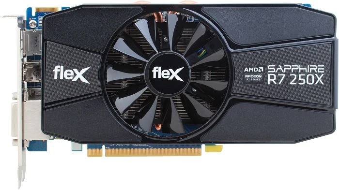 Sapphire Radeon R7 250X FleX, 1GB GDDR5, 2x DVI, HDMI, DP, lite retail