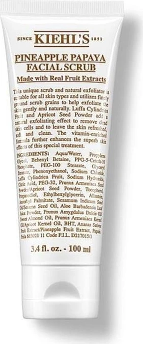 Kiehl's Pineapple Papaya Facial Scrub, 100ml