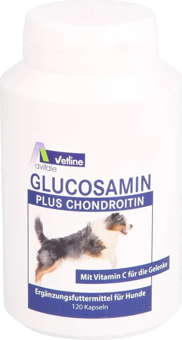 Avitale vetline Glucosamin plus Chondroitin für Hunde Kapseln, 120 Stück