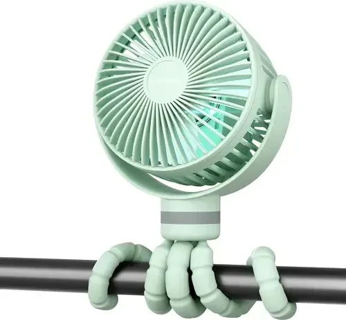 Momcozy Handventilator/Kinderwagenventilator salbeigrün
