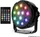 Party Fun Lights 12 LED PAR Discolicht mit Fernbedienung schwarz (605208)