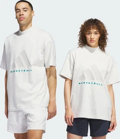 adidas Basketball 001 T-Shirt kurzarm grey one mel.