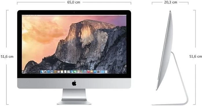 Apple iMac Retina 5K 27", Core i5-4690, 8GB RAM, 128GB SSD, 1TB HDD, Radeon R9 M290X, UK [Late 2014]